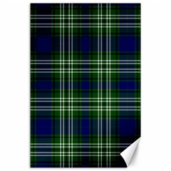 Tweedside District Tartan Canvas 24  X 36  by impacteesstreetwearfour