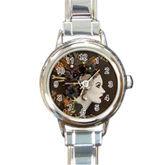 Mechanical Beauty  Round Italian Charm Watch