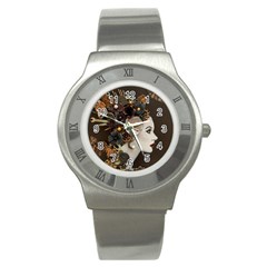 Mechanical Beauty  Stainless Steel Watch