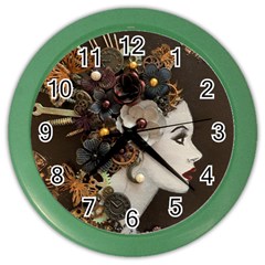 Mechanical Beauty  Color Wall Clock