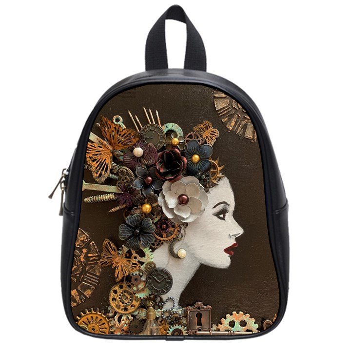 Mechanical Beauty  School Bag (Small)