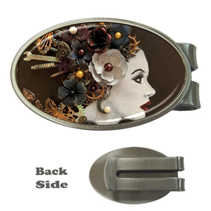 Mechanical Beauty  Money Clips (Oval) 