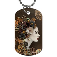 Mechanical Beauty  Dog Tag (two Sides) by CKArtCreations