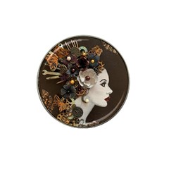 Mechanical Beauty  Hat Clip Ball Marker by CKArtCreations