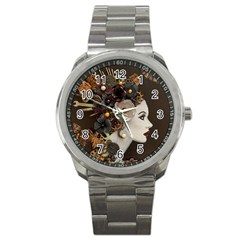 Mechanical Beauty  Sport Metal Watch