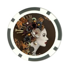 Mechanical Beauty  Poker Chip Card Guard by CKArtCreations