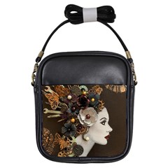 Mechanical Beauty  Girls Sling Bag by CKArtCreations