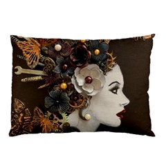 Mechanical Beauty  Pillow Case (two Sides) by CKArtCreations