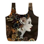 Mechanical Beauty  Full Print Recycle Bag (L) Back