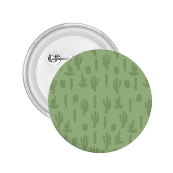 Cactus pattern 2.25  Buttons