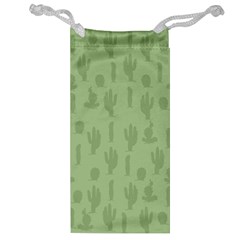 Cactus Pattern Jewelry Bag by Valentinaart