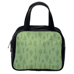 Cactus Pattern Classic Handbag (one Side) by Valentinaart