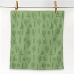 Cactus pattern Face Towel Front