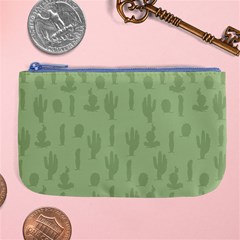 Cactus Pattern Large Coin Purse by Valentinaart