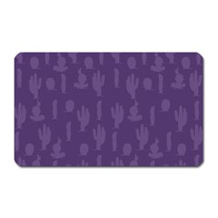 Cactus Pattern Magnet (rectangular) by Valentinaart