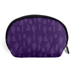 Cactus Pattern Accessory Pouch (large) by Valentinaart