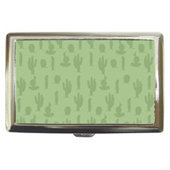 Cactus Pattern Cigarette Money Case by Valentinaart