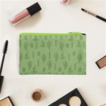 Cactus pattern Cosmetic Bag (XS) Back