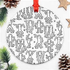 Doodle Pattern Ornament (Round)