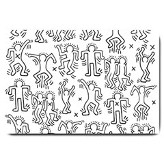 Doodle Pattern Large Doormat 