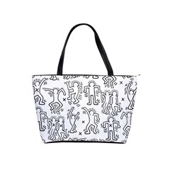 Doodle Pattern Classic Shoulder Handbag