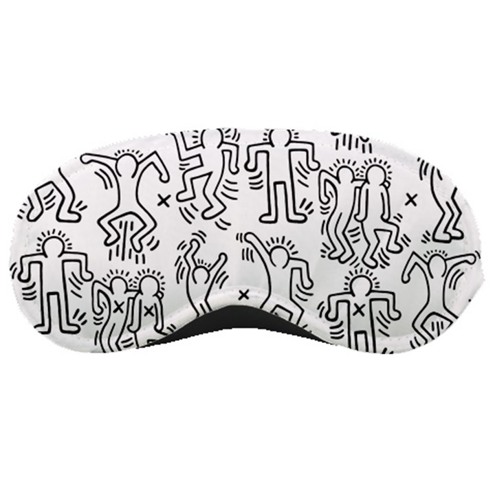 Doodle Pattern Sleeping Mask