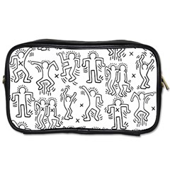 Doodle Pattern Toiletries Bag (One Side)