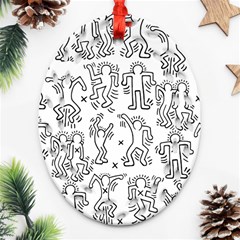 Doodle Pattern Ornament (Oval Filigree)