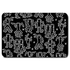 Doodle Pattern Large Doormat 