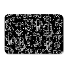 Doodle Pattern Plate Mats by Valentinaart