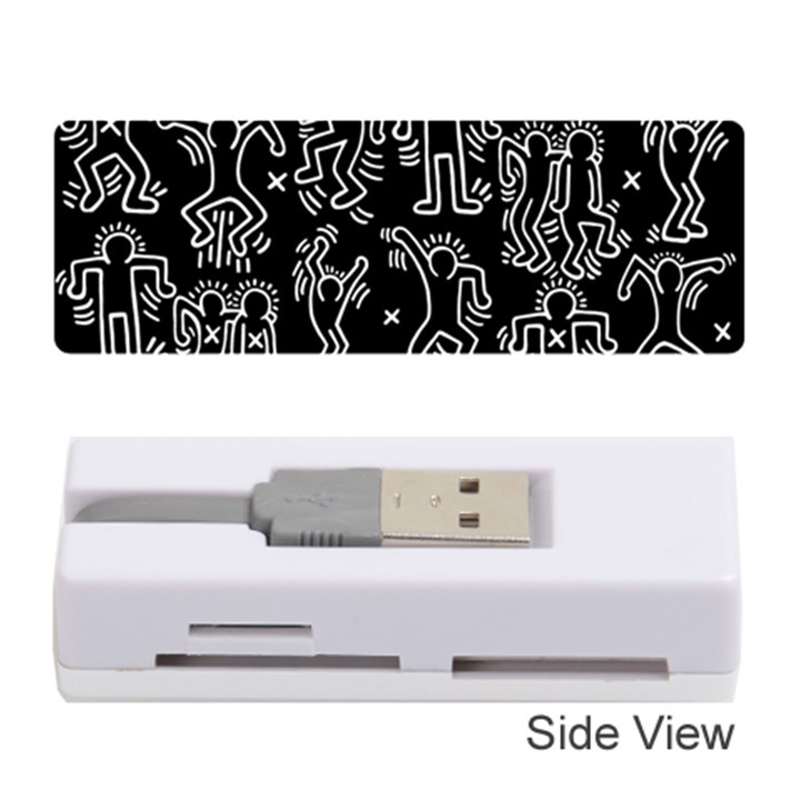 Doodle Pattern Memory Card Reader (Stick)