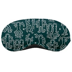 Doodle Pattern Sleeping Mask