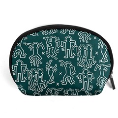 Doodle Pattern Accessory Pouch (large)