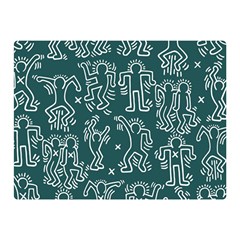 Doodle Pattern Double Sided Flano Blanket (mini) 