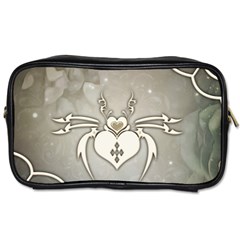 Wonderful Decorative Spider With Hearts Toiletries Bag (one Side) by FantasyWorld7