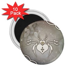 Wonderful Decorative Spider With Hearts 2 25  Magnets (10 Pack)  by FantasyWorld7