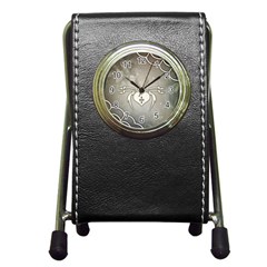 Wonderful Decorative Spider With Hearts Pen Holder Desk Clock