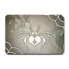 Wonderful Decorative Spider With Hearts Small Doormat  by FantasyWorld7