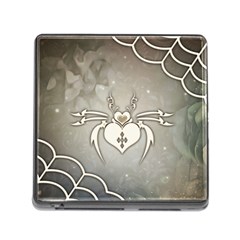 Wonderful Decorative Spider With Hearts Memory Card Reader (square 5 Slot) by FantasyWorld7