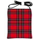 Royal Stewart Tartan Shoulder Sling Bag Front