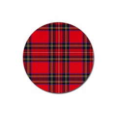 Royal Stewart Tartan Magnet 3  (round) by impacteesstreetwearfour