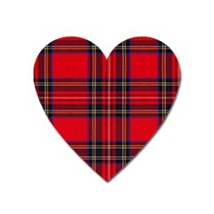 Royal Stewart Tartan Heart Magnet by impacteesstreetwearfour