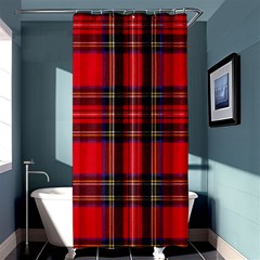 Royal Stewart Tartan Shower Curtain 36  X 72  (stall)  by impacteesstreetwearfour