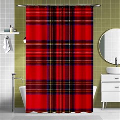 Royal Stewart Tartan Shower Curtain 48  X 72  (small)  by impacteesstreetwearfour