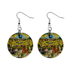 Hieronymus Bosch The Garden Of Earthly Delights Mini Button Earrings by impacteesstreetwearthree