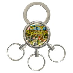 Hieronymus Bosch The Garden Of Earthly Delights 3-ring Key Chain by impacteesstreetwearthree