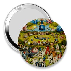 Hieronymus Bosch The Garden Of Earthly Delights 3  Handbag Mirrors by impacteesstreetwearthree