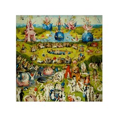 Hieronymus Bosch The Garden Of Earthly Delights Small Satin Scarf (square) by impacteesstreetwearthree