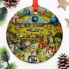 Hieronymus Bosch The Garden Of Earthly Delights Ornament (round)