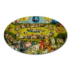 Hieronymus Bosch The Garden Of Earthly Delights Oval Magnet